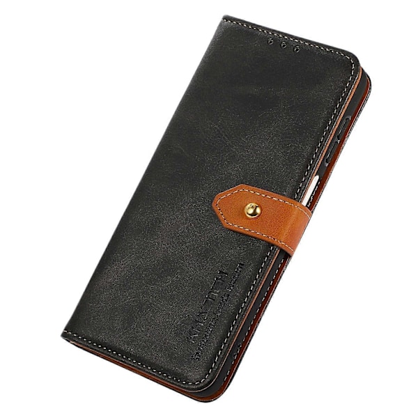 KHAZNEH Honor 90 PU-nahkakotelo, iskunkestävä, lehmännahkajäljitelmä, jalustallinen lompakkokotelo Multicolor Style A