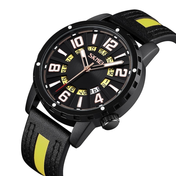 Skmei Business Casual Watch Yellow