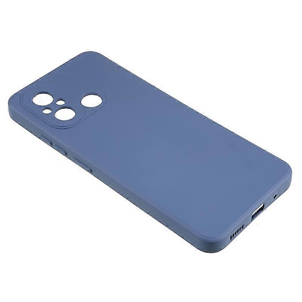För Xiaomi Redmi 12C 4G Gummibelagt TPU Mobilskal Fiberfoder Repskyddande Skydd Multicolor Style B