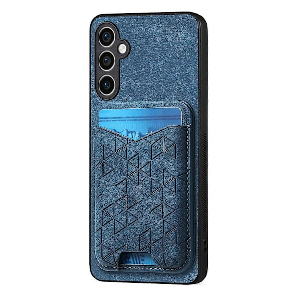 Til Samsung Galaxy S23 FE Etui med Præget Mønster Kortholder Støtteben Læder Bagcover Multicolor Style E