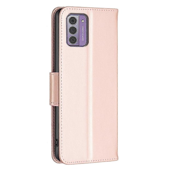 Til Nokia G42/G310 Sommerfugl Præget Telefon Cover Læder Stand Wallet Cover med Rem Multicolor Style B