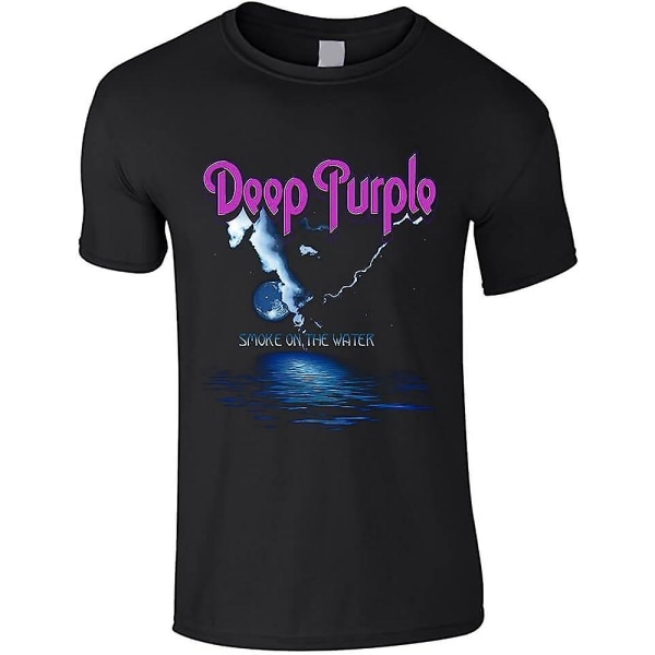 Deep Purple Smoke On The Water T-shirt Black L