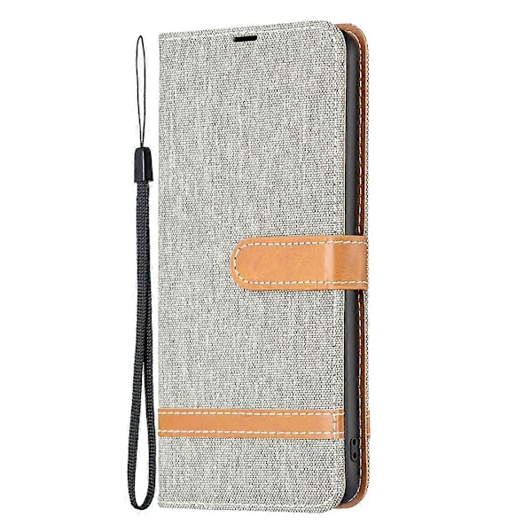 Skal till Samsung Galaxy A15 4G Jeans Tyg Splicing PU Läder Telefonfodral Multicolor Style G