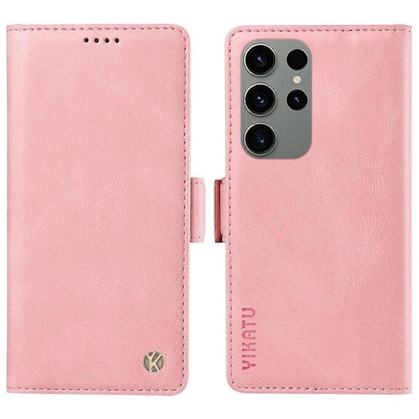 YIKATU YK-005 Telefonpung Etui til Samsung Galaxy S23 Ultra med Hudvenligt Læder og Støttefunktion Multicolor Style G