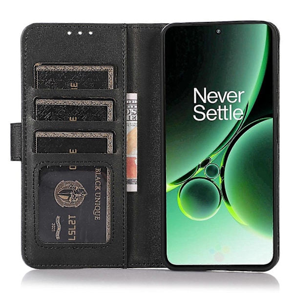 Ställ Telefonfodral för OnePlus Nord 3 5G/Ace 2V, Plånbok PU Läder Kohud Textur Smartphone Skal