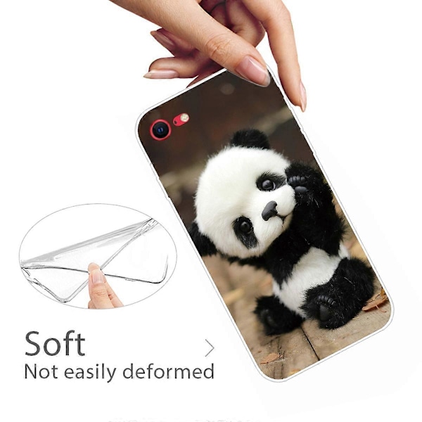 Mønstertrykk Fleksibelt TPU-telefondeksel av høy kvalitet for iPhone 7/8/SE (2020)/SE (2022) Multicolor Style A