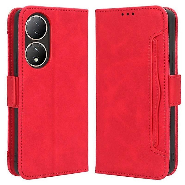 Til vivo Y100 5G/T2 5G Multipla Kortpladser PU Læder Telefon Etui Stativ Pung Cover Multicolor Style C