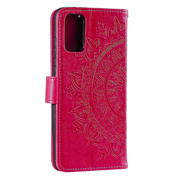 Præget Mandala Blomst Pung Læder Etui med Rem til Samsung Galaxy A52 4G/5G/A52s 5G Multicolor Style D