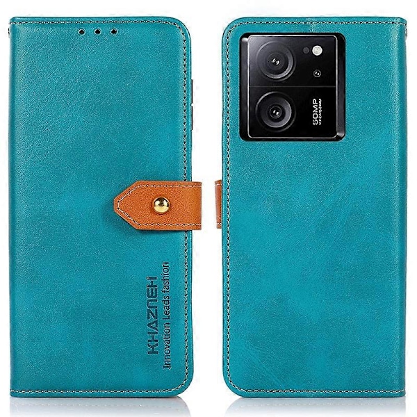 KHAZNEH Etui til Xiaomi Redmi K60 Ultra/13T/13T Pro PU Læder Telefon Cover Stand Wallet Multicolor Style B