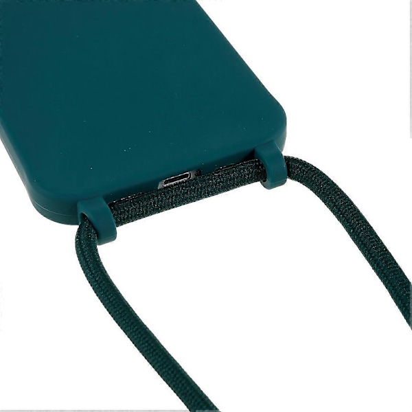 iPhone 14 Plus Integroitu TPU Puhelimen Takakansi Naarmuuntumista Estävä Suojus Nauhalla Multicolor Style C
