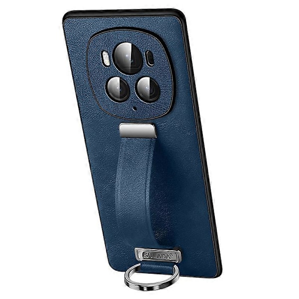 SULADA Fashion Series Skal för Honor Magic6 Pro 5G Fodral Ställ Läderbelagd PC+TPU-skydd