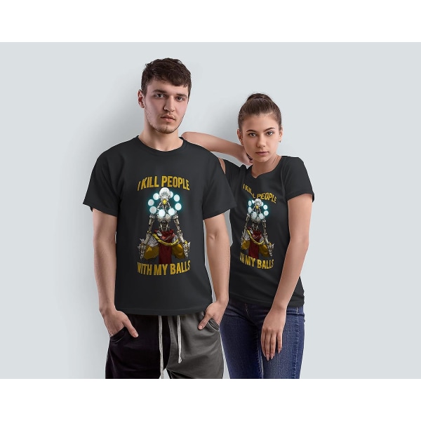 Officiell Zenyatta Overwatch I Kill People With My Balls T-shirt, från 22,99 dollar, liten-4x-stor XXL