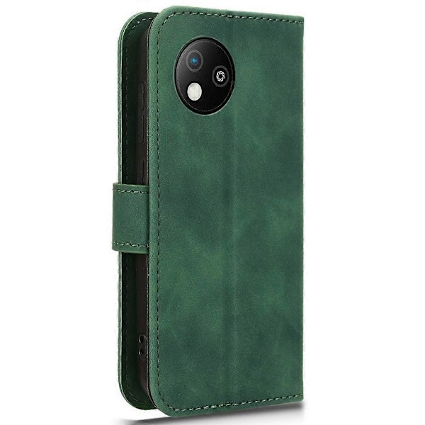 ZTE Blade A35 Lite -puhelinnahkakotelo, ihon tuntuinen, pudotussuoja, lompakkokansi Multicolor Style C