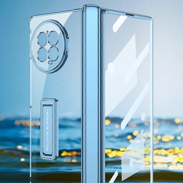 GKK Hårt PC-skal med Ställ för vivo X Fold2 Magnetiskt Stötsäkert Skal med Härdat Glasfilm Multicolor Style B