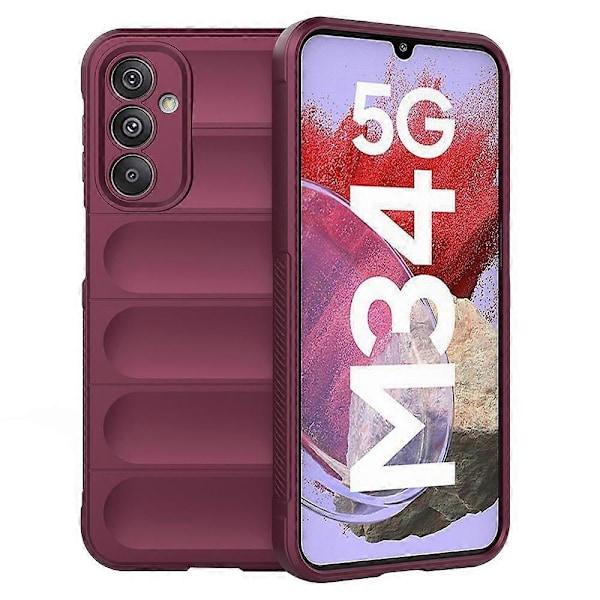 Stöttåligt Telefonskal för Samsung Galaxy F34 5G/M34 5G Skyddande Robust TPU-Skal Multicolor Style A