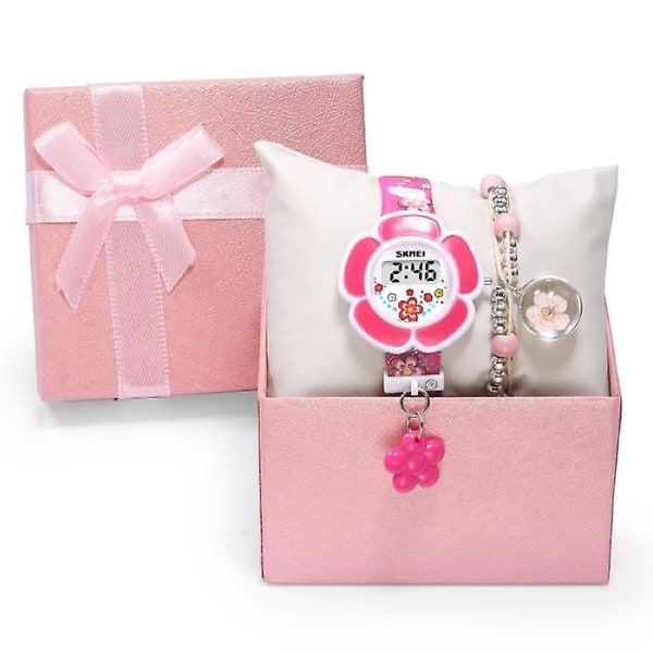 Watch för barn med rosa armband