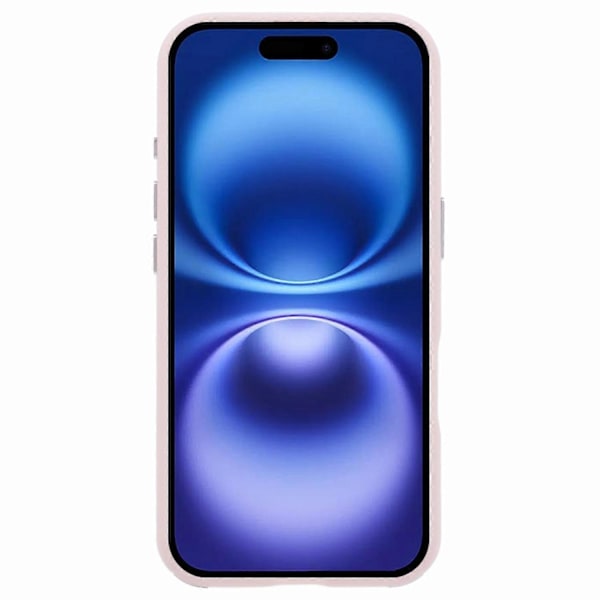 Til iPhone 16 Cover TPU+PC Krystalklar Bagside Cover med Hul til Snøre Multicolor Style C