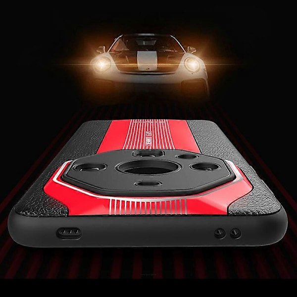 Q.COO Super Running Series 2 för Huawei Mate 60 Slim Case PU-täckt TPU+Akryl Telefonskal Multicolor Style C