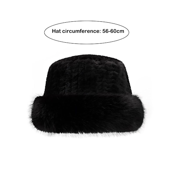 Pälsmössa Bucket Hats SVART black