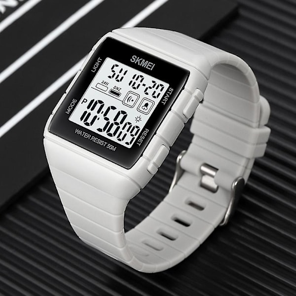 Skmei 1960 Vattentät Elektronisk Watch 1960 Svart Guld Black Gold