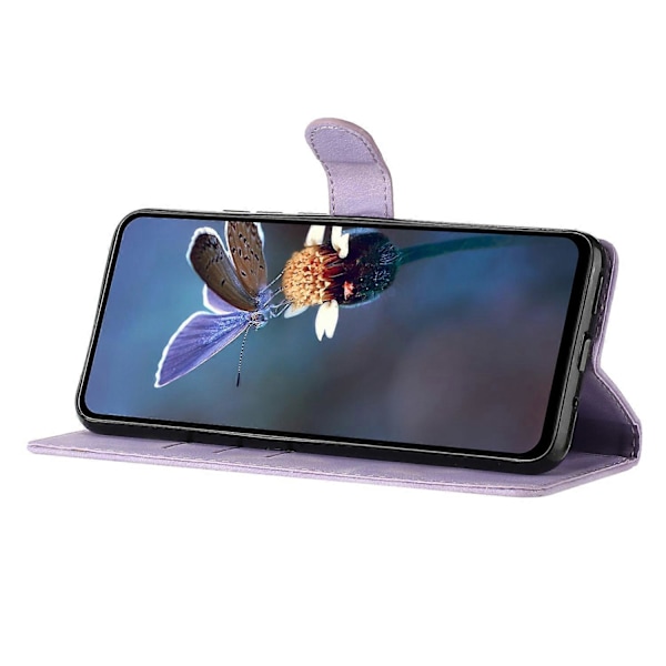 För Xiaomi 14T Pro Fodral Läder Präglat Blommigt Telefonskal Plånbok med Handledsrem Multicolor Style E