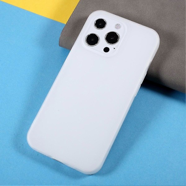 För iPhone 13 Pro 6.1 tum Slim Surface Layer Slät Matt Mjuk Flexibel TPU Skal Multicolor Style G