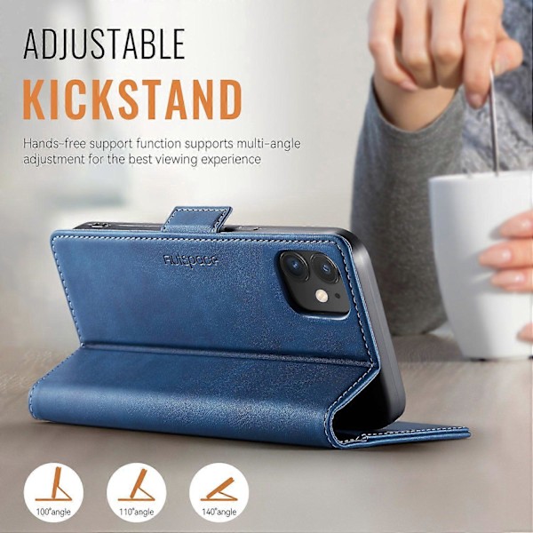 Til iPhone 12 6,1 tommer telefoncover Multicolor Blue