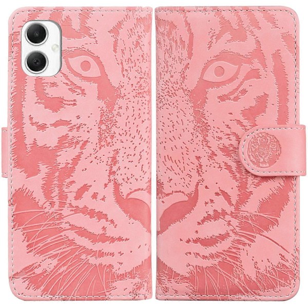 Til Samsung Galaxy A06 Etui Tiger Præget Læder Wallet Telefon Cover Multicolor Style F
