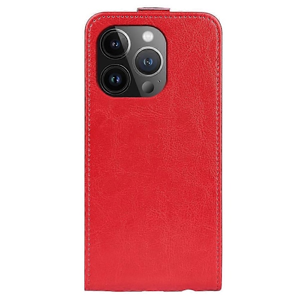 iPhone 15 Pro pystysuuntainen läppäkotelo TPU+PU-nahkainen puhelinkuori matkapuhelimen suojus korttipaikoilla Multicolor Style D