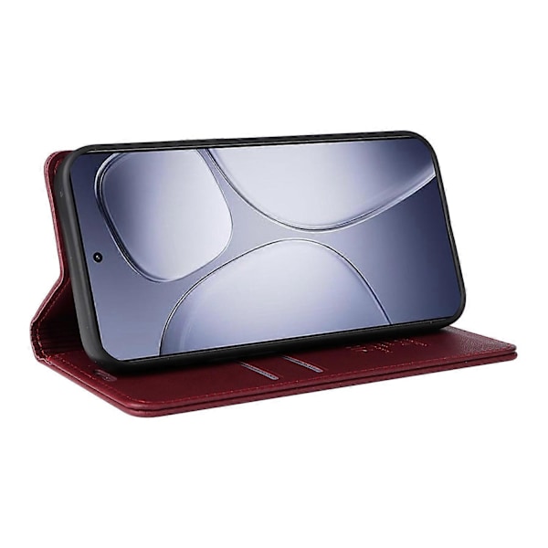 YIKATU YK-001 Xiaomi Redmi K70 Ultra -kotelo, jalustallinen nahkainen puhelinkotelo, vahva magneettisuljin Multicolor Wine Red