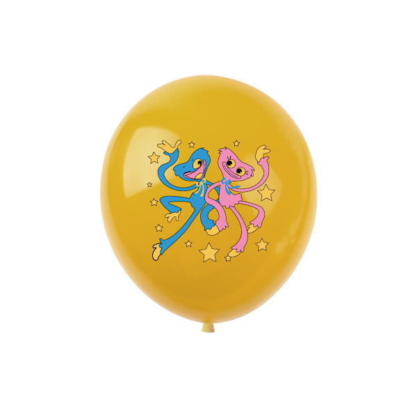 Nya 9st Poppy's Playtime Födelsedagsdekoration Tillbehör Latexballonger