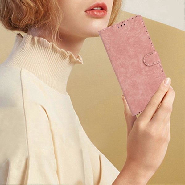 Til Samsung Galaxy A05 4G Etui PU Læder Foldbart Stativ Ensfarvet Telefoncover Multicolor Style F