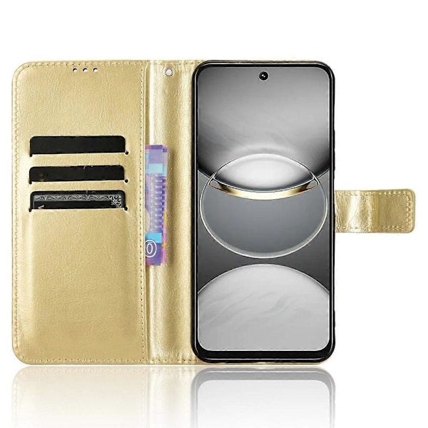 TECNO Spark 30C 4G kL5n -kotelo, Crazy Horse -kuvioitu PU-nahkainen puhelinlompakkokotelo Multicolor Style B