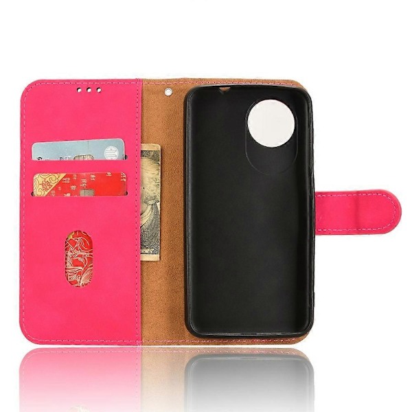 Læderetui til ZTE Blade A35 Lite, hudvenligt anti-drop flip-telefoncover med pung Multicolor Style D