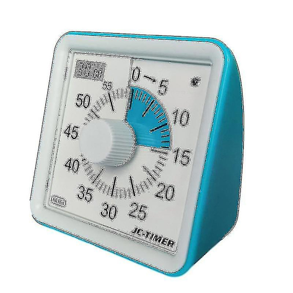 Visuel Timer 60-minutters Lydløs Nedtællingstimer Til Børn Og Voksne Tidsstyringsværktøj Til Køkken Klasseværelse