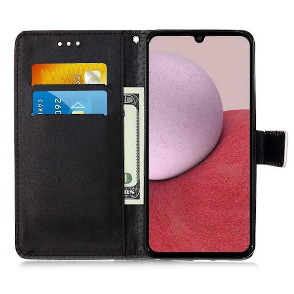 YB Mønsterprint Læder Serie-4 til Samsung Galaxy A15 4G Etui PU Læder Telefon Wallet Cover Multicolor Style G