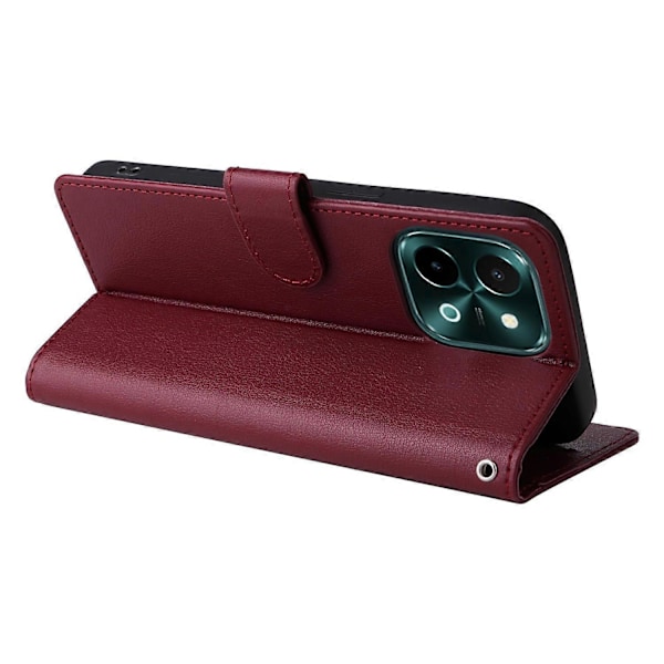 Til vivo Y28 4G Etui Wallet Stand View PU Læder Telefon Cover Multicolor Style D