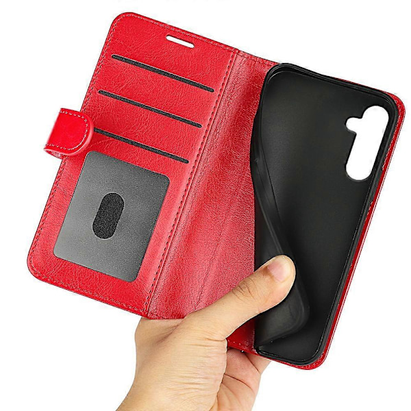 Til Samsung Galaxy A24 4G (162,1 x 77,6 x 8,3 mm) PU Læder Wallet Flip Cover Stand Telefon Cover Multicolor Style C