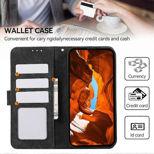 Til Xiaomi 14T Pro Etui Farvesplejsning Læder Flip Telefon Cover RFID-blokering Multicolor Style C