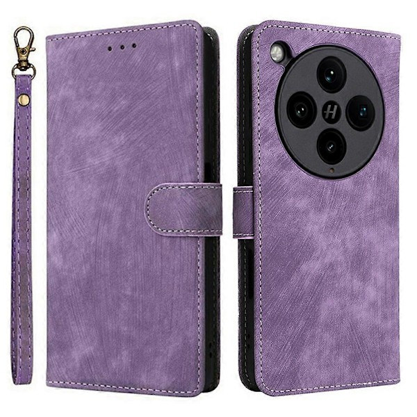 Til Oppo Find X8 Pro 5G Wallet Case RFID-blokering PU Læder Cover Stand View Multicolor Style D