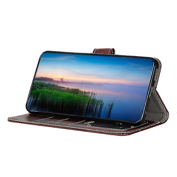 Samsung Galaxy A15 4G -puhelinlompakkokotelo, jalustalla, iskunkestävä, retrokuvioitu PU-nahkainen suojakotelo Multicolor Style E
