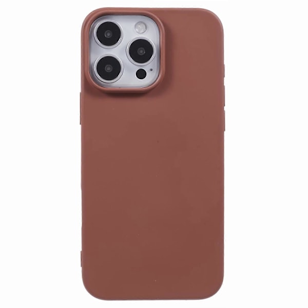 X-LEVEL Etui til iPhone 16 Pro Max Blød TPU Anti-Ridse Fiberforing Telefoncover - Titanium Guld