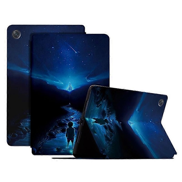 Støtsikkert nettbrettdeksel for Huawei MatePad SE 10,4-tommers mønstertrykk PU-skinn deksel med stativ Multicolor Style E