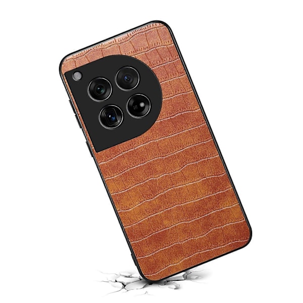 Naarmuuntumaton suojakotelo OnePlus Ace 3 5G/12R 5G -puhelimelle, krokotiilinnahkajäljitelmä, nahka+TPU+PC-puhelinkuori Multicolor Style B