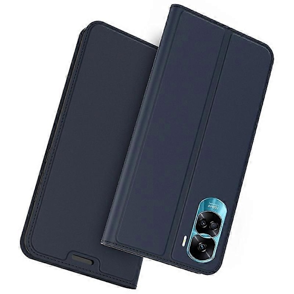 För Honor 90 Lite 5G/X50i 5G Mobilskal Kortplats PU Läder Vikbart Ställ Flip Fodral Multicolor Style B