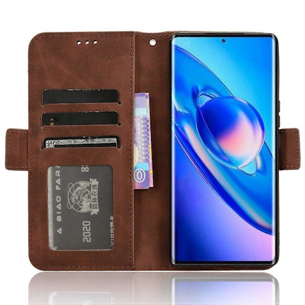 Blackview A200 Pro -kotelo, lompakkomallinen jalustalla ja usealla korttipaikalla Multicolor Style D
