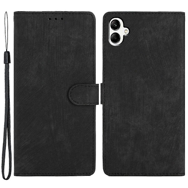 Til Samsung Galaxy A05 4G Etui PU Læder Foldbart Stativ Ensfarvet Telefoncover Multicolor Style A