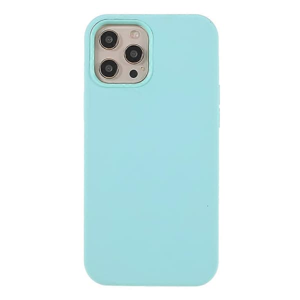 Blød Solid Silikone Beskyttelsescover til Hele Telefonen til iPhone 12 Pro Max 6.7 tommer Multicolor Style E