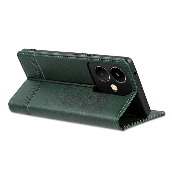 AZNS Fodral för vivo Y78+ 5G/Y78 5G Ställ PU Läder Plånboksfodral Flip Folio Telefonskal Multicolor Style E
