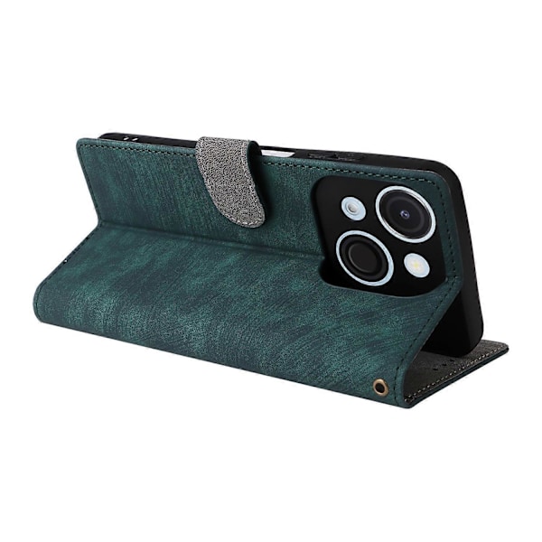 For itel A50C A669L Lommebok Etui RFID-blokkering PU-skinn Deksel Stativ Visning Multicolor Style E